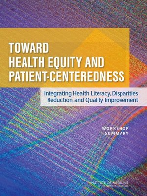 cover image of Toward Health Equity and Patient-Centeredness